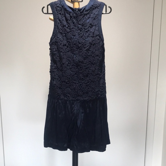 Blue Lace French Connection Dress - Picture 2 of 2